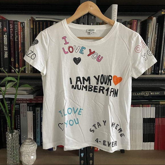 Kenzo Graphic I Love You Tshirt - Picture 2 of 10
